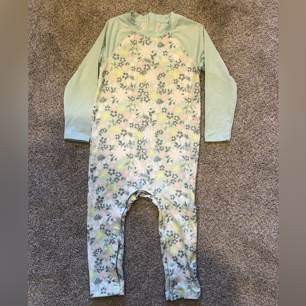 NorthFace Baby/Toddler sunsuit for beach or sun.